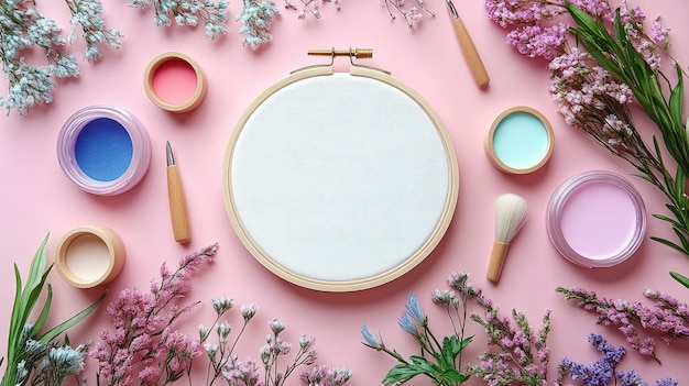 Przykładowy zestaw do haftu